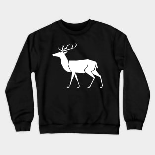 Modern Minimalist Deer Stag Hart Design - Stag Do Stag Party Stag Night Crewneck Sweatshirt